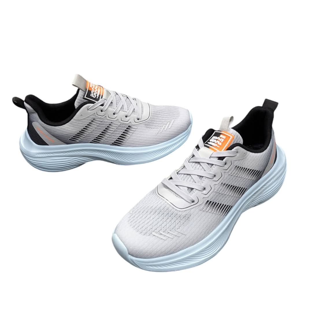 Adidas Mesh Casual Running Shoes For Men - light Ash -008 