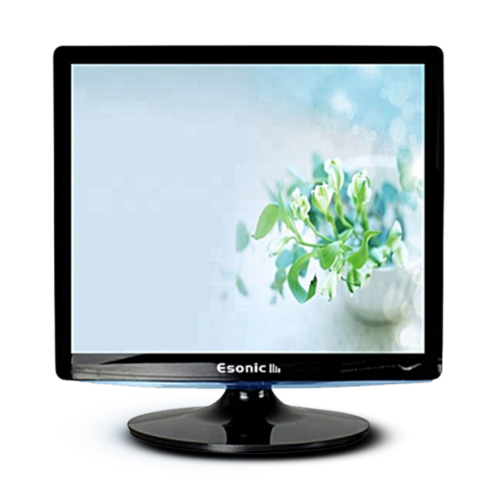 Esonic 17 Inch 1080p LED Monitor for both desktop & CCTV Camera - Black