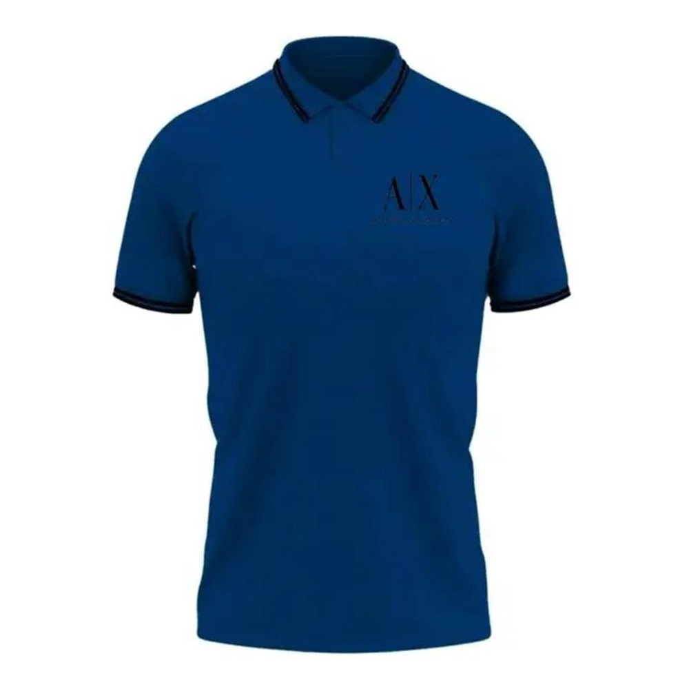Cotton Polo T-Shirt For Men - Navy Blue