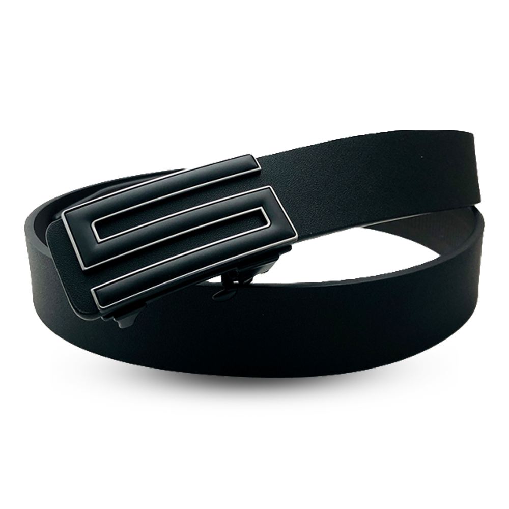 Leather Belt for Men - Black