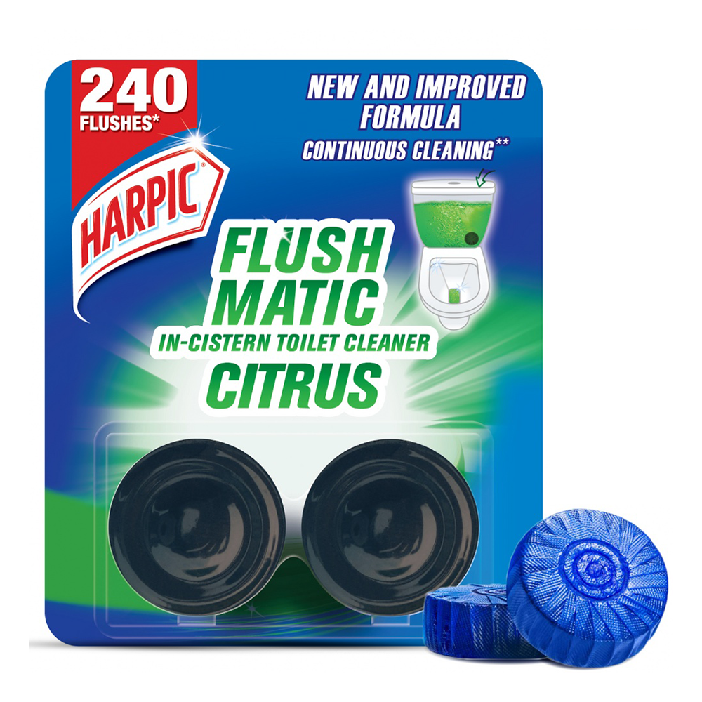 Harpic Flushmatic Citrus Toilet Cleaner - 100gm - Ha08F