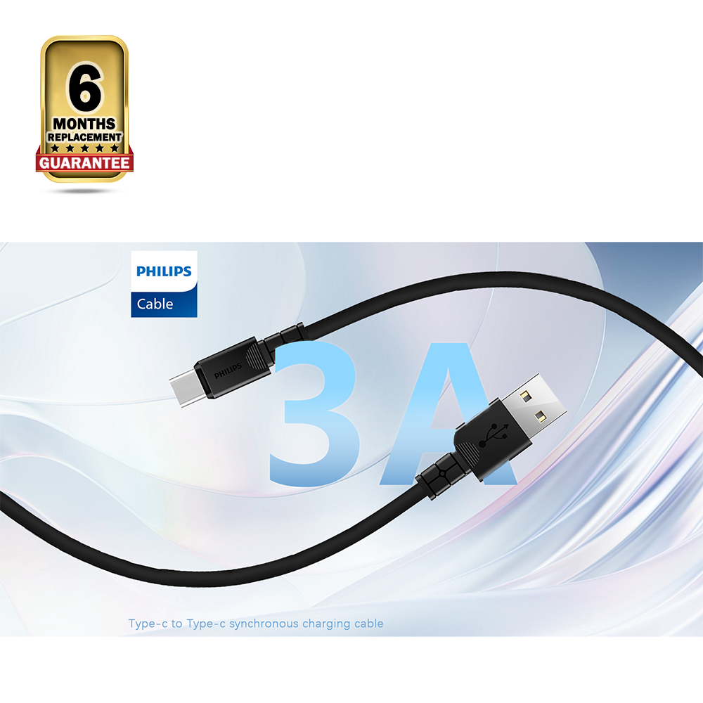 PHILIPS DLC3001A A to Type-C Cable - 1M - Multicolor