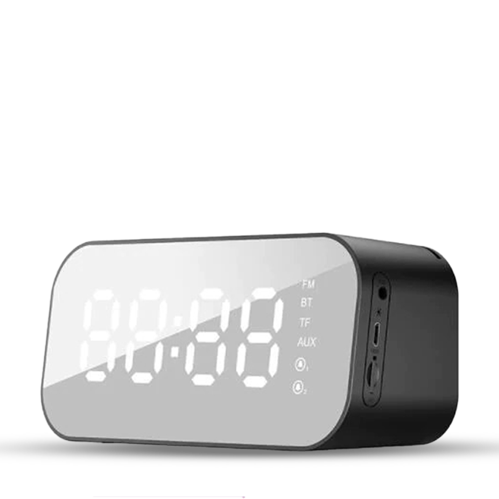 HAVIT M3 LED Display Multi-Function Digital Alarm Clock Wireless Speaker - Black