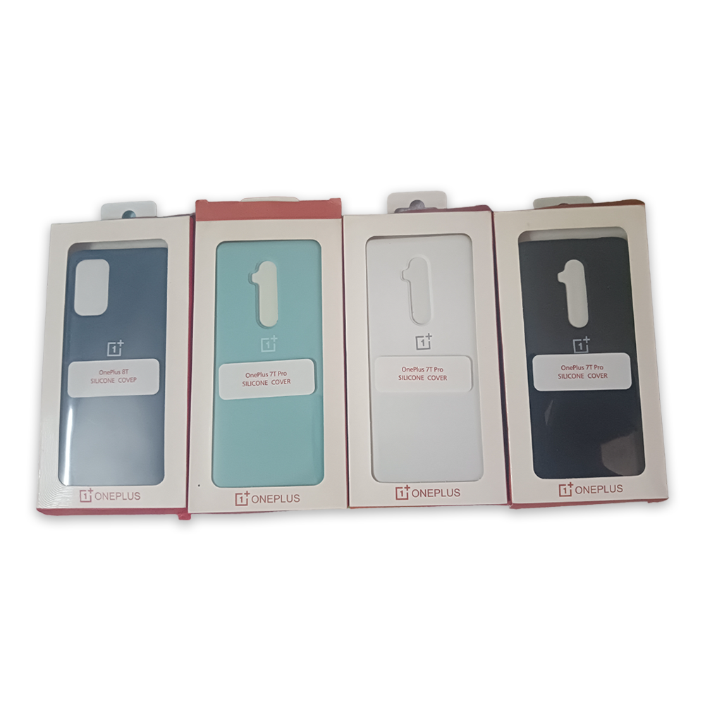 Soft Silicone Back Cover for Oneplus 7t Pro Smartphone - Multicolor
