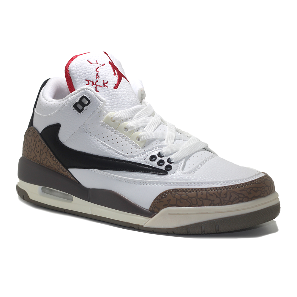 Jordan 3 Travis Scott OEM Grade Sneaker For Men - White and Brown - MK473