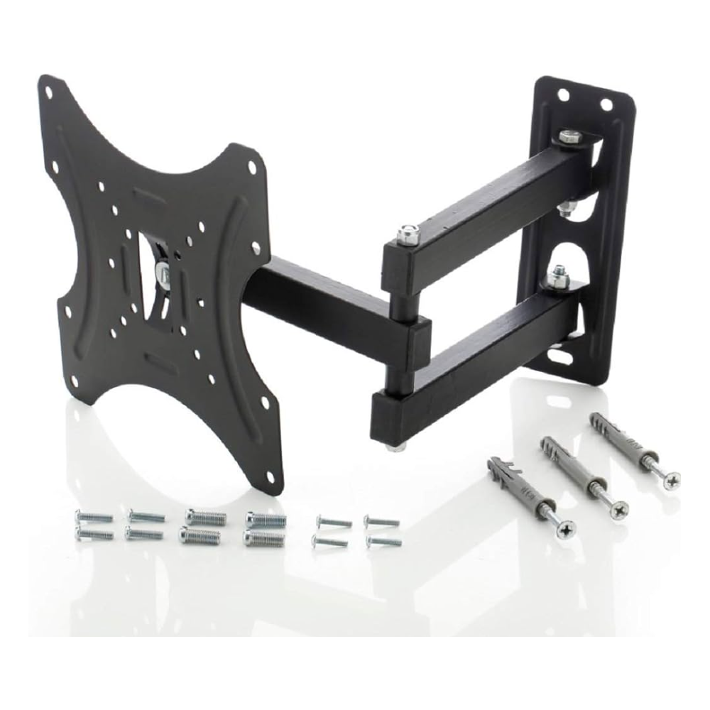 Wall Moving Mount Stand for LED LCD Plasma Flat TV 14 - 42 Inch - Black