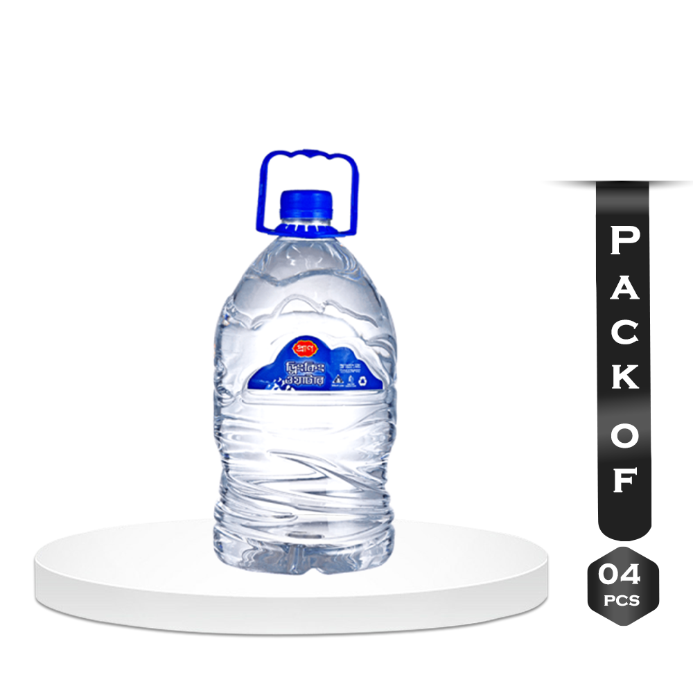 Pack of 4 Pcs PRAN Drinking Water - 5 Litre