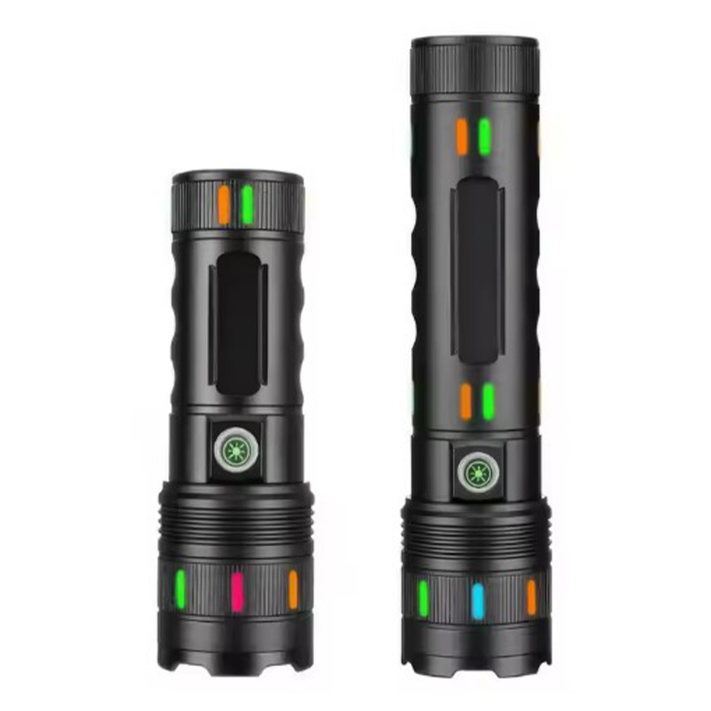 Rechargeable White LED Laser Outdoor Flashlight