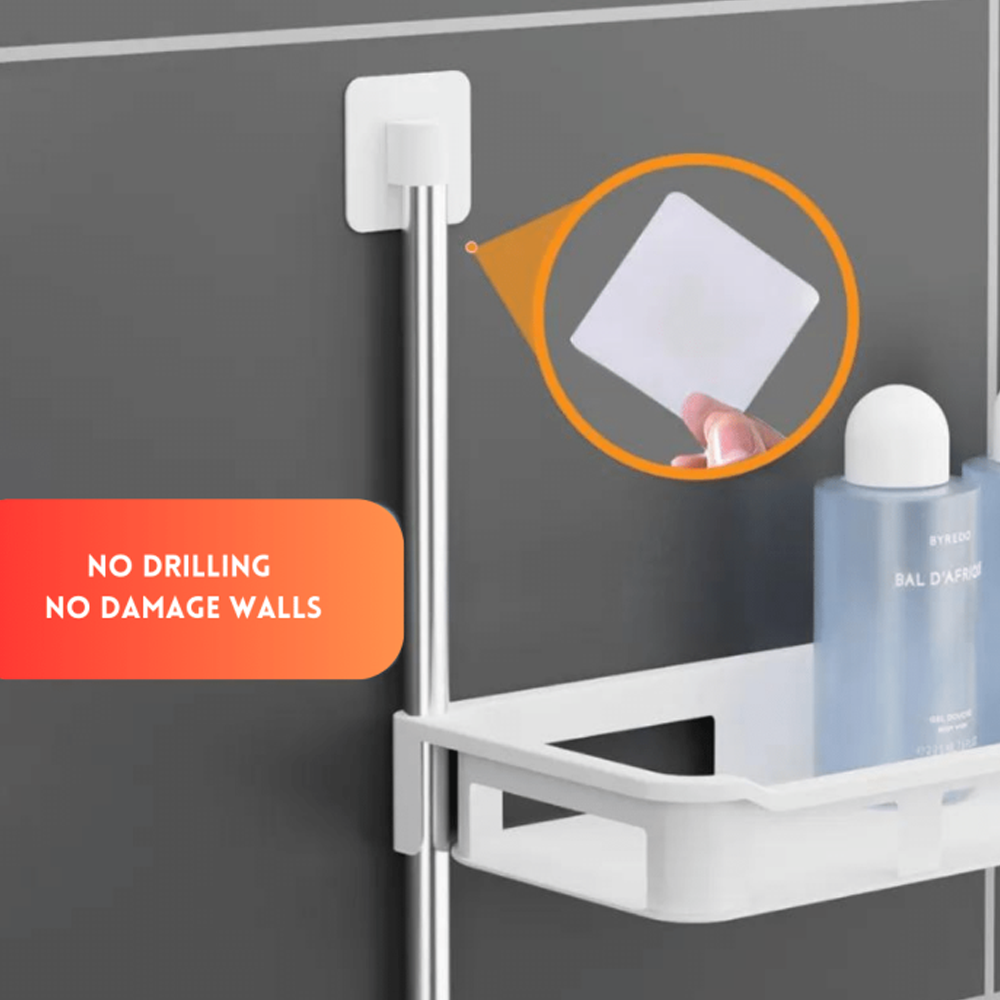 Plastic 3 Layer Storage Toilet Tank Top Organizer