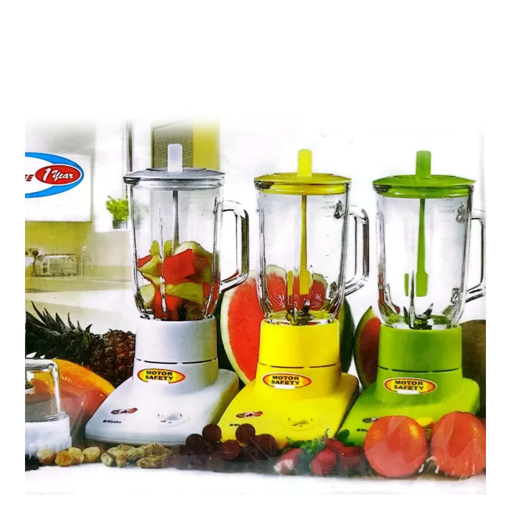 Miyako BL-302PL 3 In 1 Blender and Juicer - Multicolor