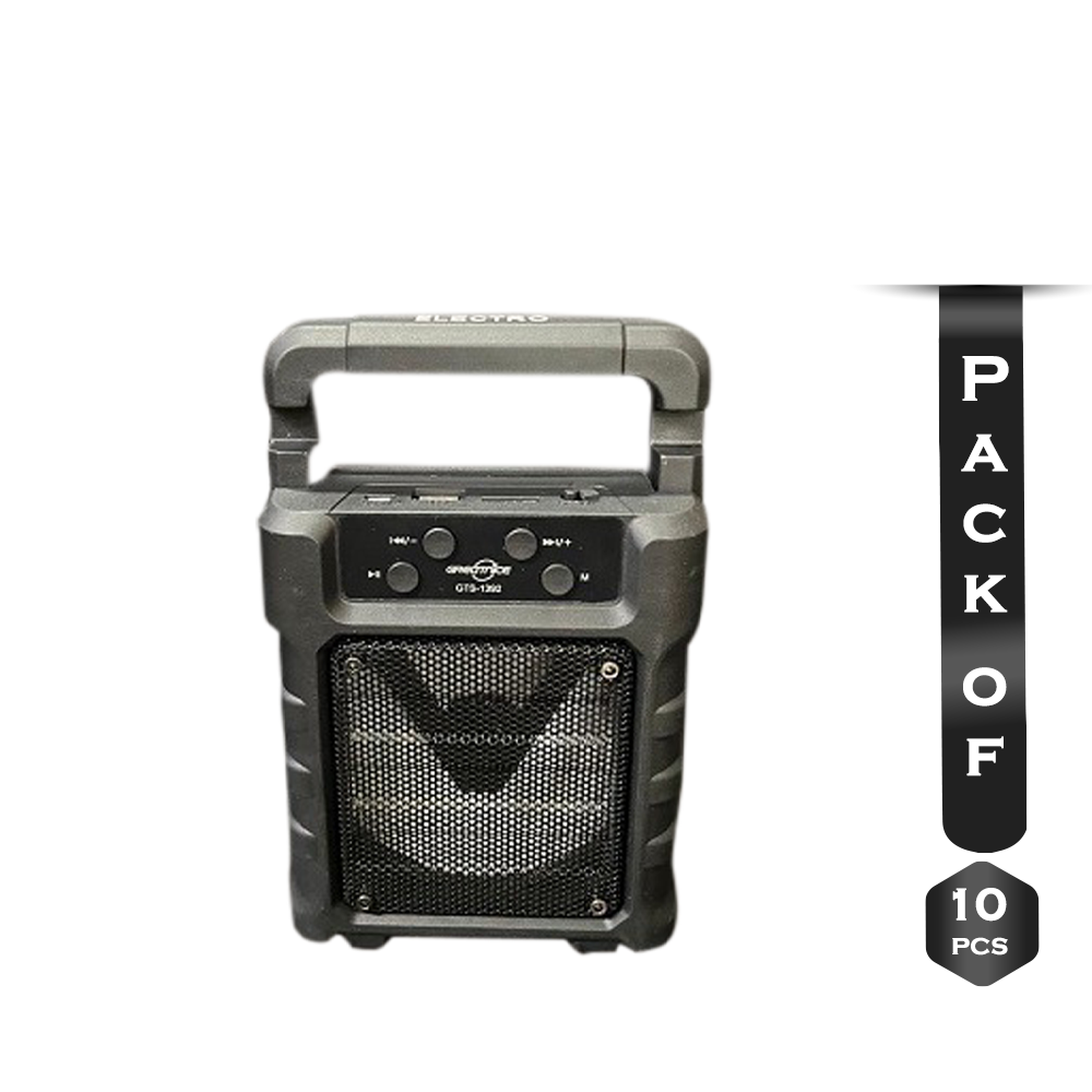 Pack Of 10 Pcs Greatnice GTS-1392 Wireless Bluetooth Speaker - Black