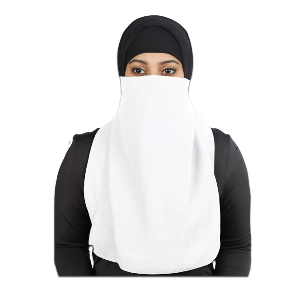 Nose Niqab For Women - White