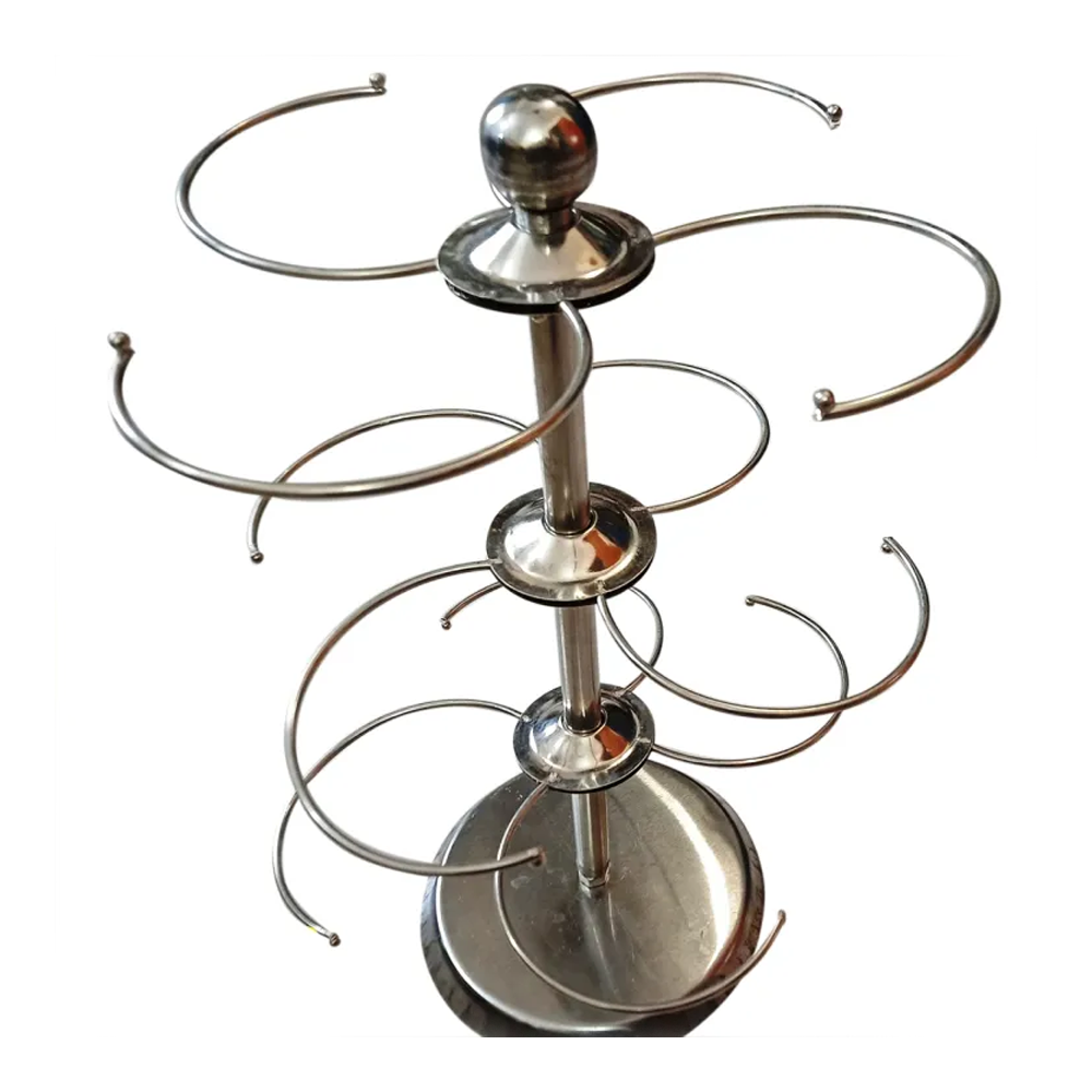 Stainless Steel 12 Stick Bangles Stand