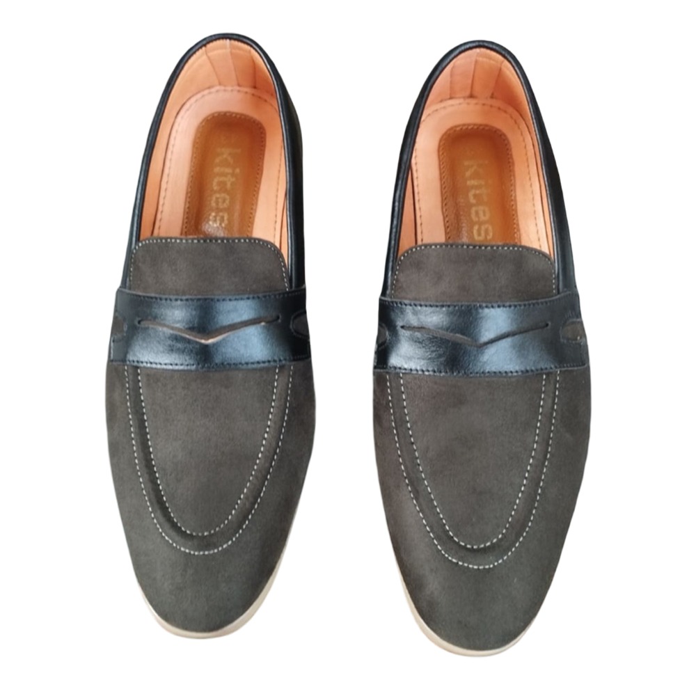 Kites X Series Premium Loafer - Olive with Black Strap - X103