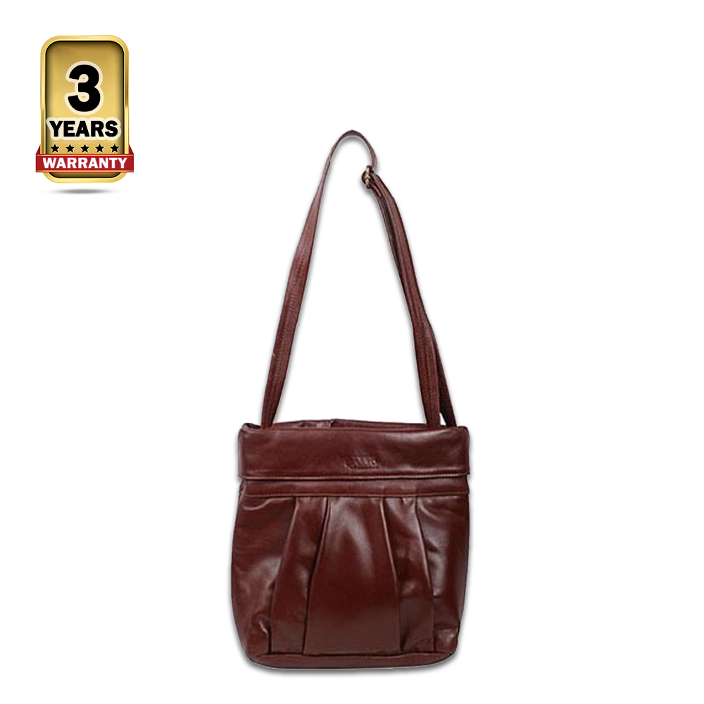 Leather HandBag For Women - LSN -05 - Chocolate