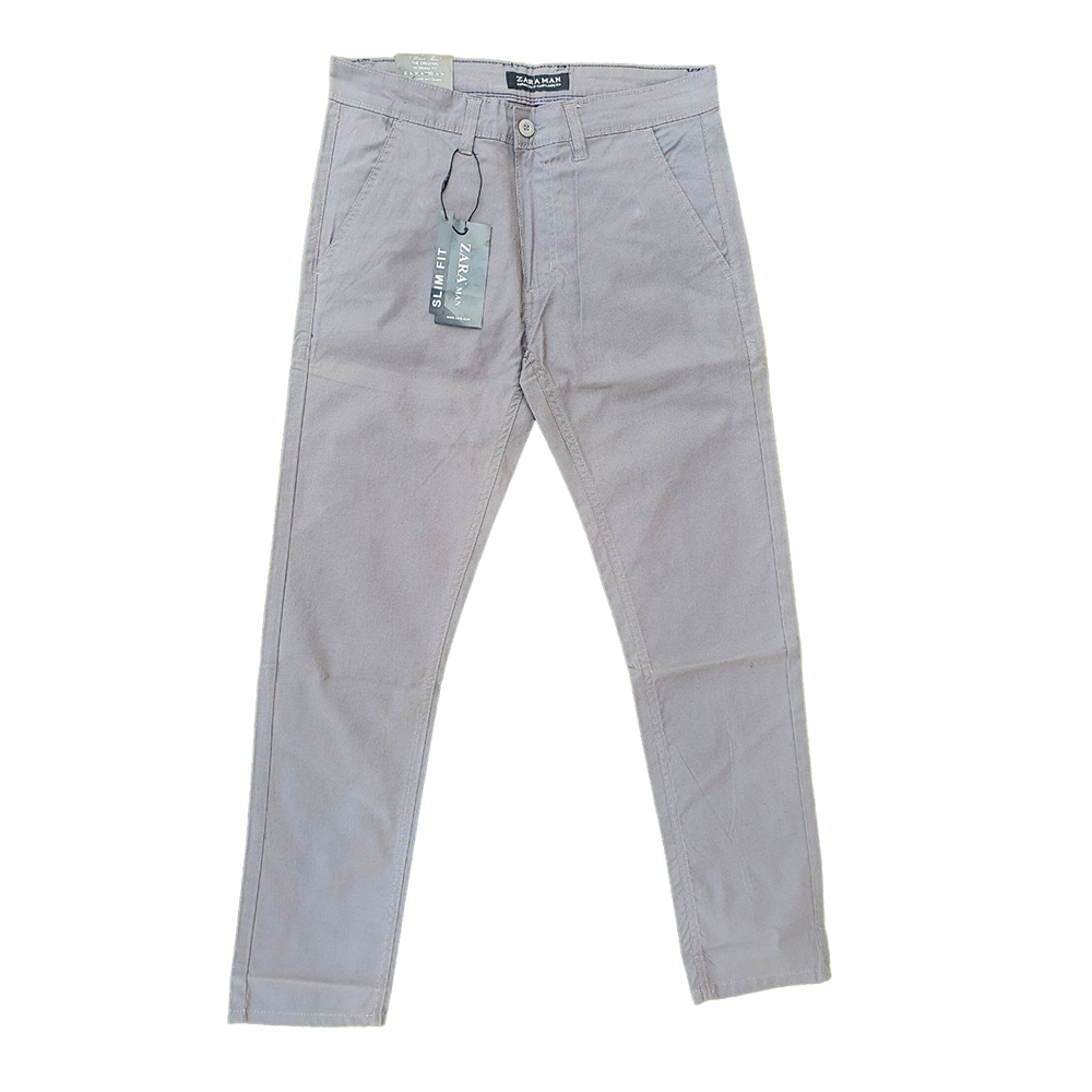Cotton Twill Pant for Men - Twill-3013 - Gray