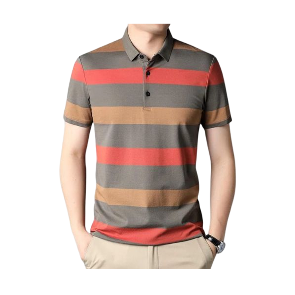 PP Jersey Half Sleeve Polo Shirt For Men - Multicolor - PT-105