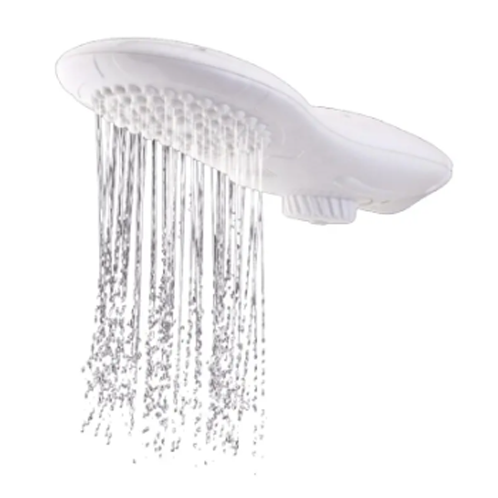 Instant Hot Water Shower Head Heater - 7500w - White