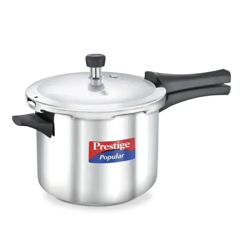 Prestige Stainless Steel Pressure Cooker - 6 Liter - Silver