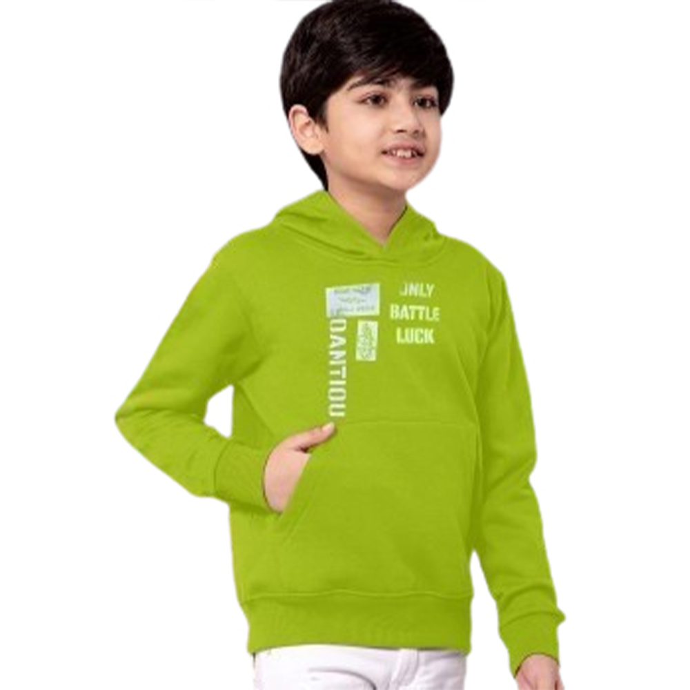 Cotton Winter Hoodie For Kids - Multicolor - BH-30