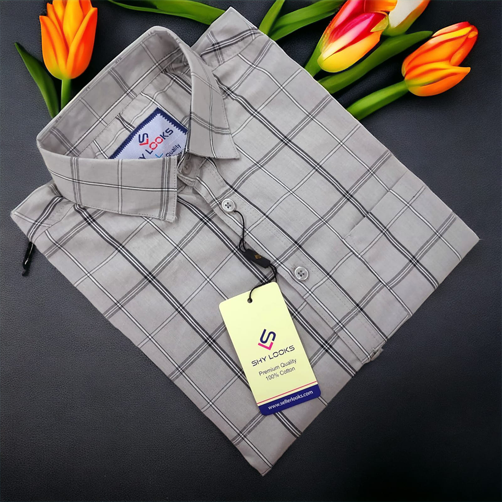 Cotton Full Sleeve Casual Shirt For Men - Multicolor - OP397