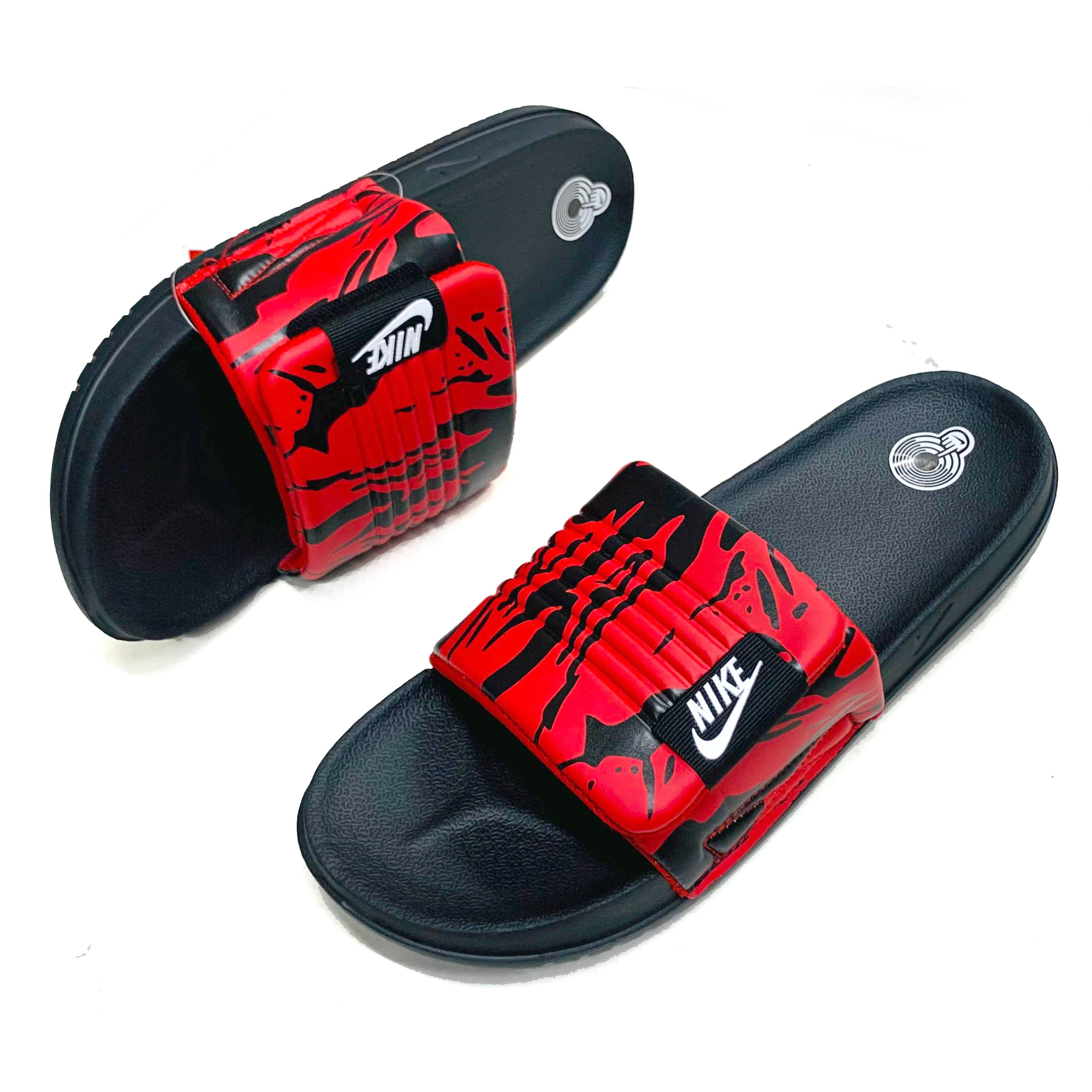 Nike PU Leather Slide Slipper for Men - Red - SL 739