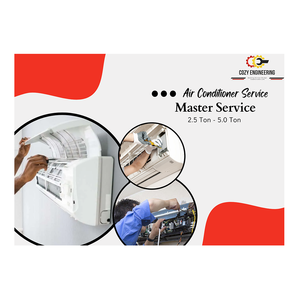 Cozy Engineering Master Service Air Conditioner - 2.5 Ton to 5.0  Ton