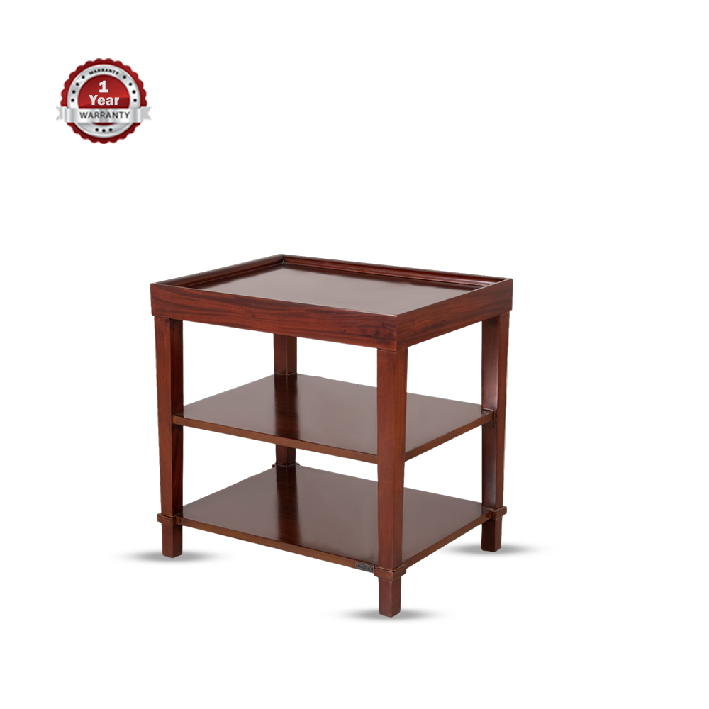 AKHTAR AFL-CRT-903 Solid Mehogoni Wood Centre Table - Lacquer Light