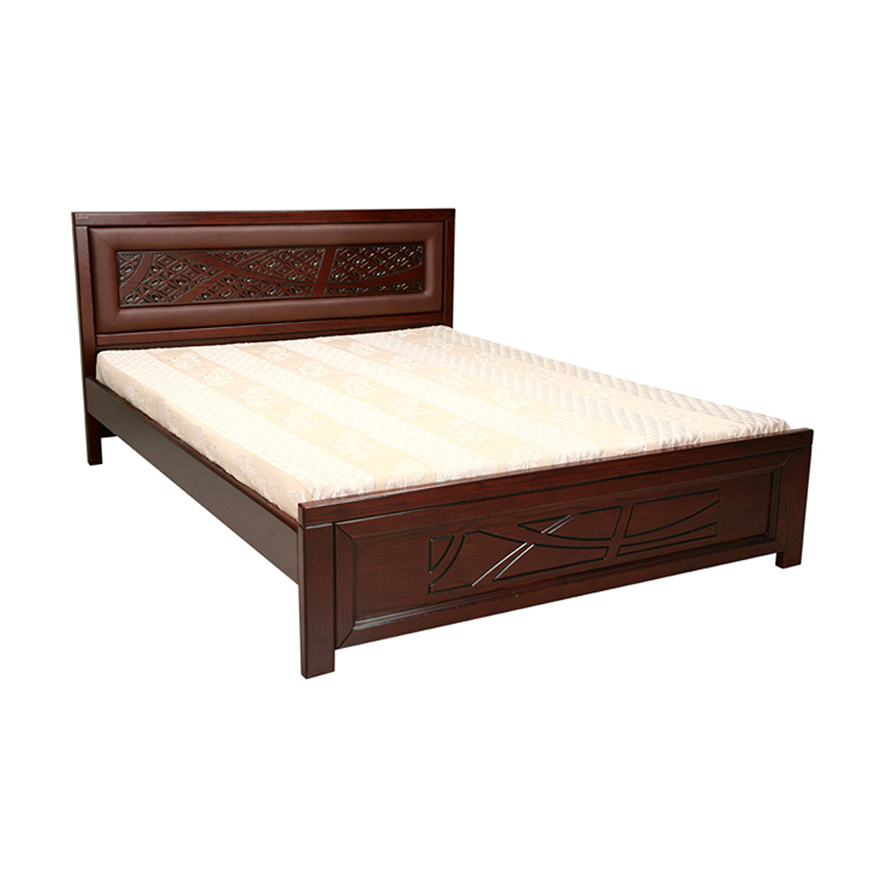 ZNE Solid Wood Samurai Bed - 5’*7’ - Antique - ZN-BD-22 