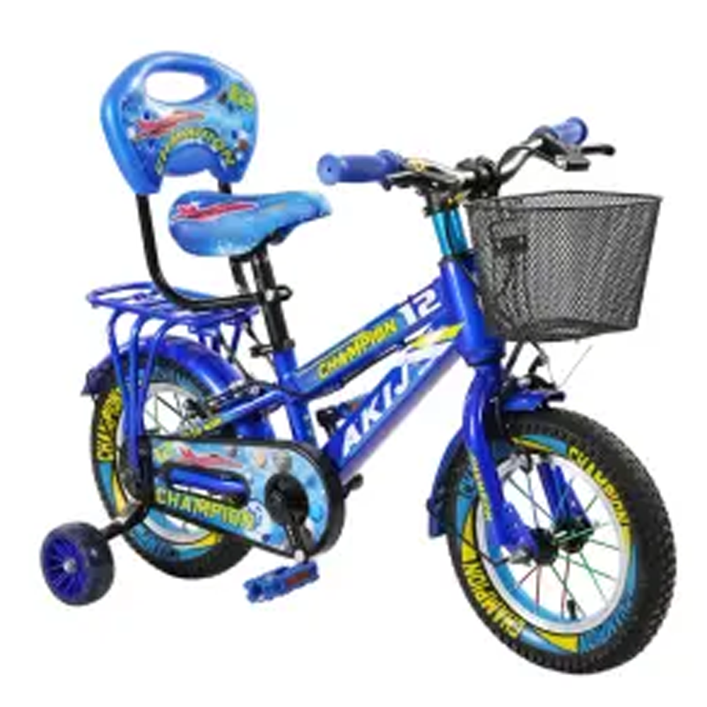 Akij Steel 1-Speed Champion Bicycle - 12 Inch - Blue