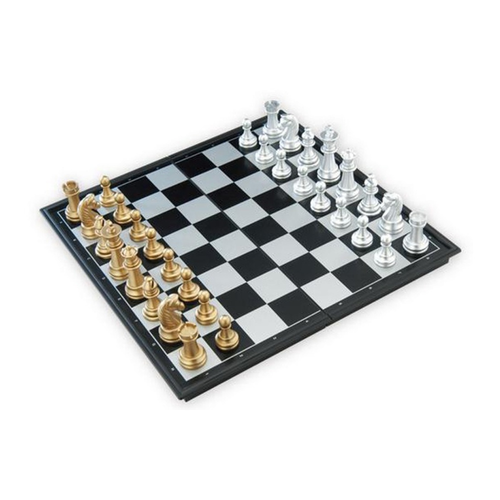 Strategy Plastic Classic Folding Interior Folding Chess Board Magnetic Small