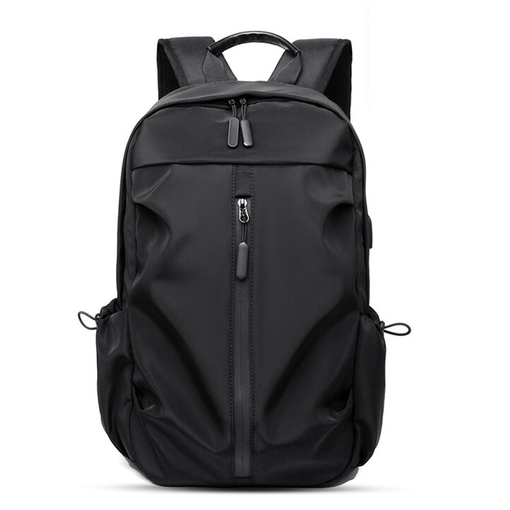 Polyester Waterproof Backpack For Men - Black