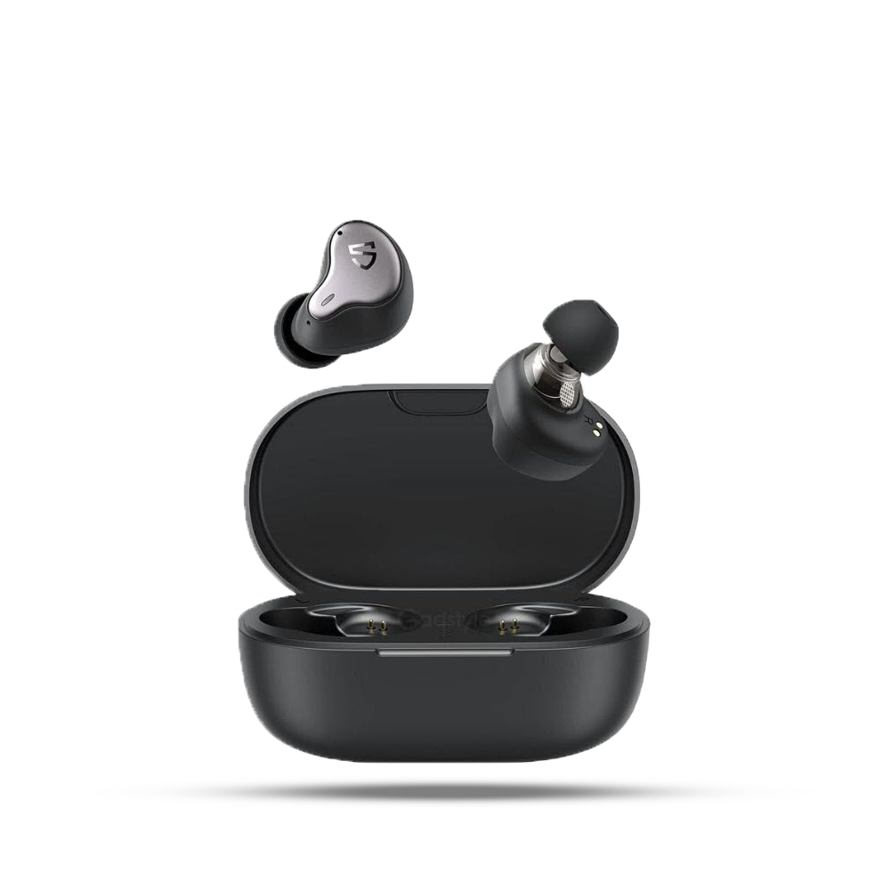 Soundpeats H1 Hybrid Dual Driver True Wireless Earbuds - Black