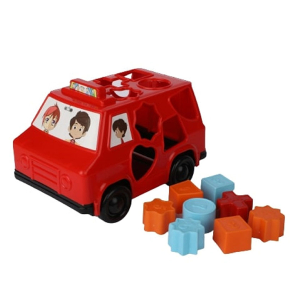 RFL Jim and Joly Toy Puzzle Car - Red