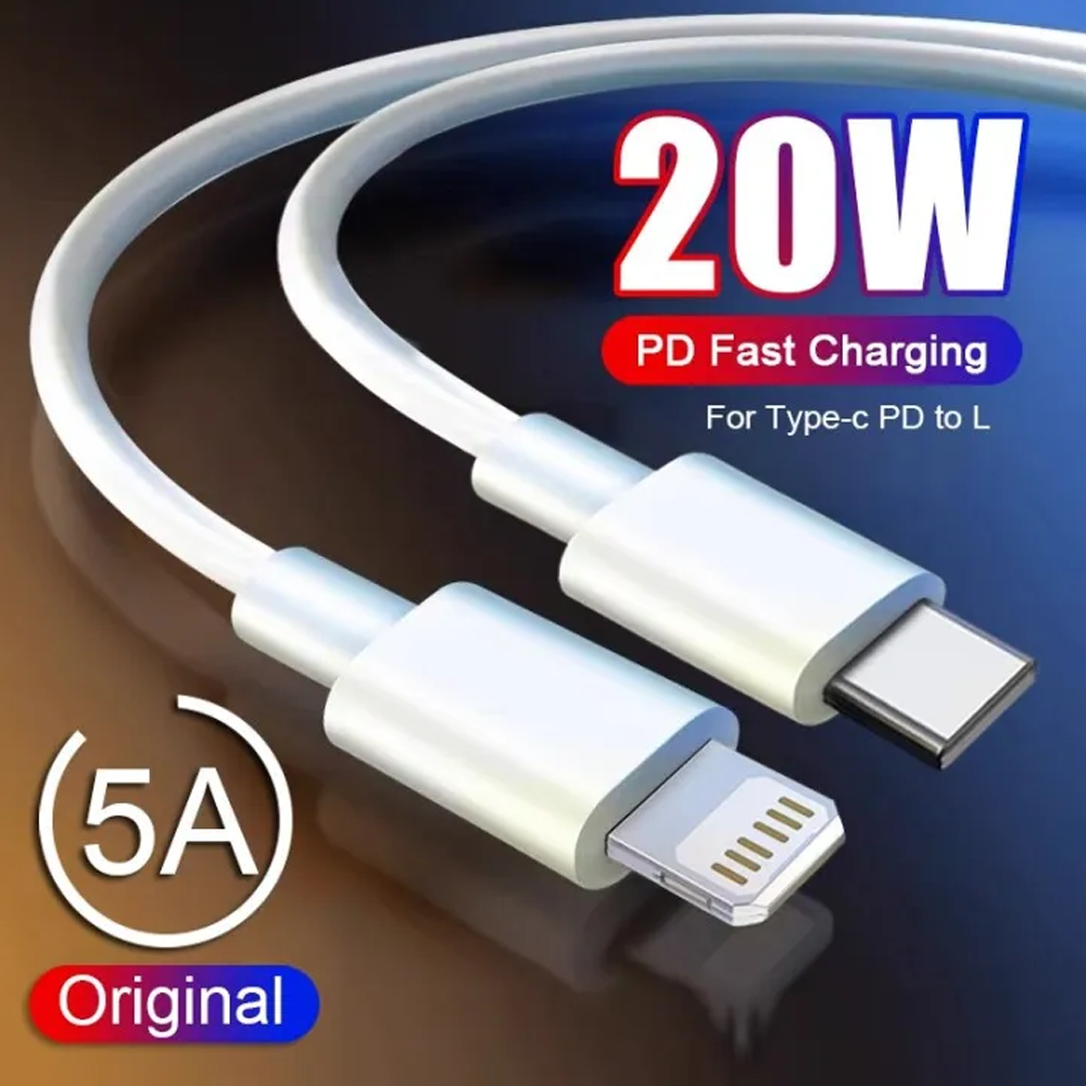 CASIFY PDC01 20W USB-C To Lightning-Fast Charging Cable - 1m - White