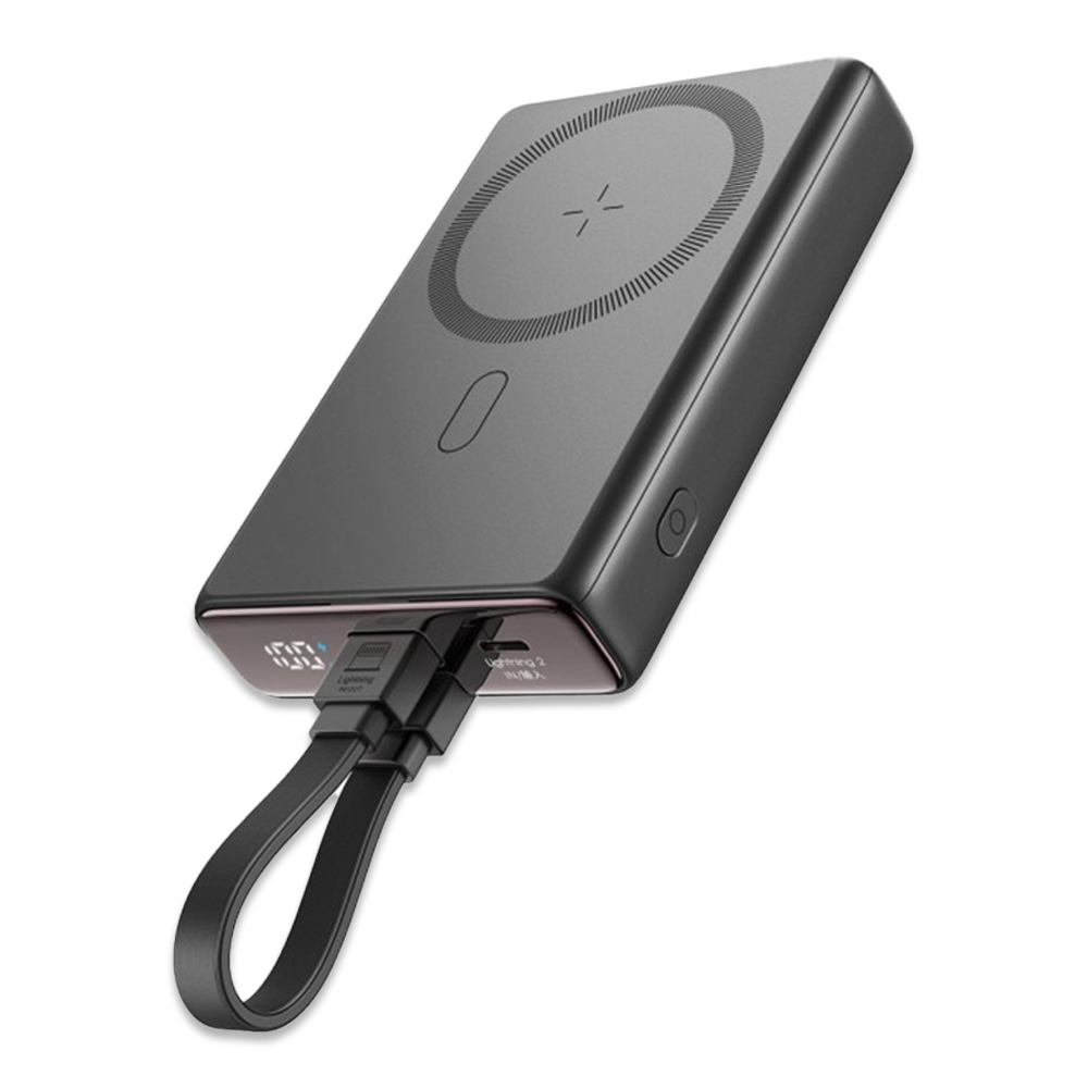 Joyroom JR-PBM01 Wireless Magnetic Fast Charging Power Bank - 20W - 10000mAh - Black