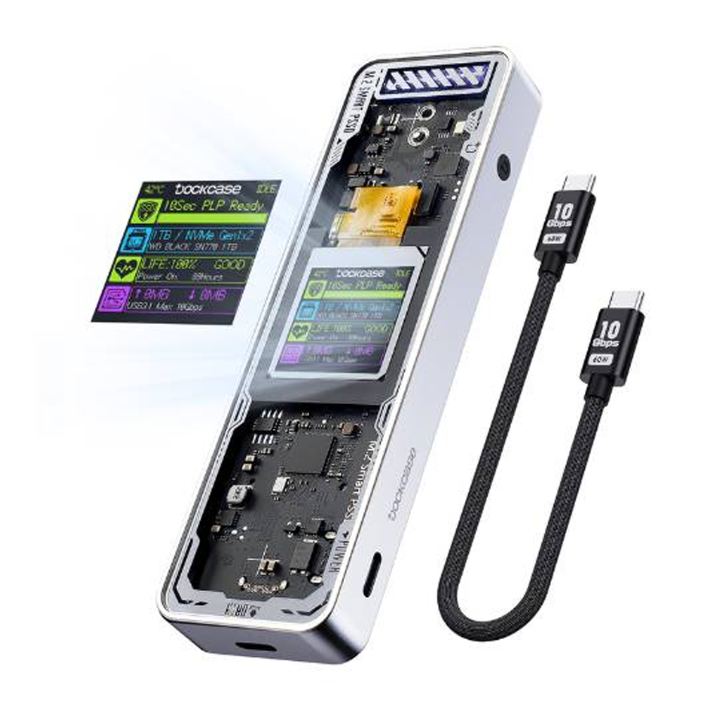 Dockcase Explorer Edition Smart M.2 NVMe SSD Enclosure Pro