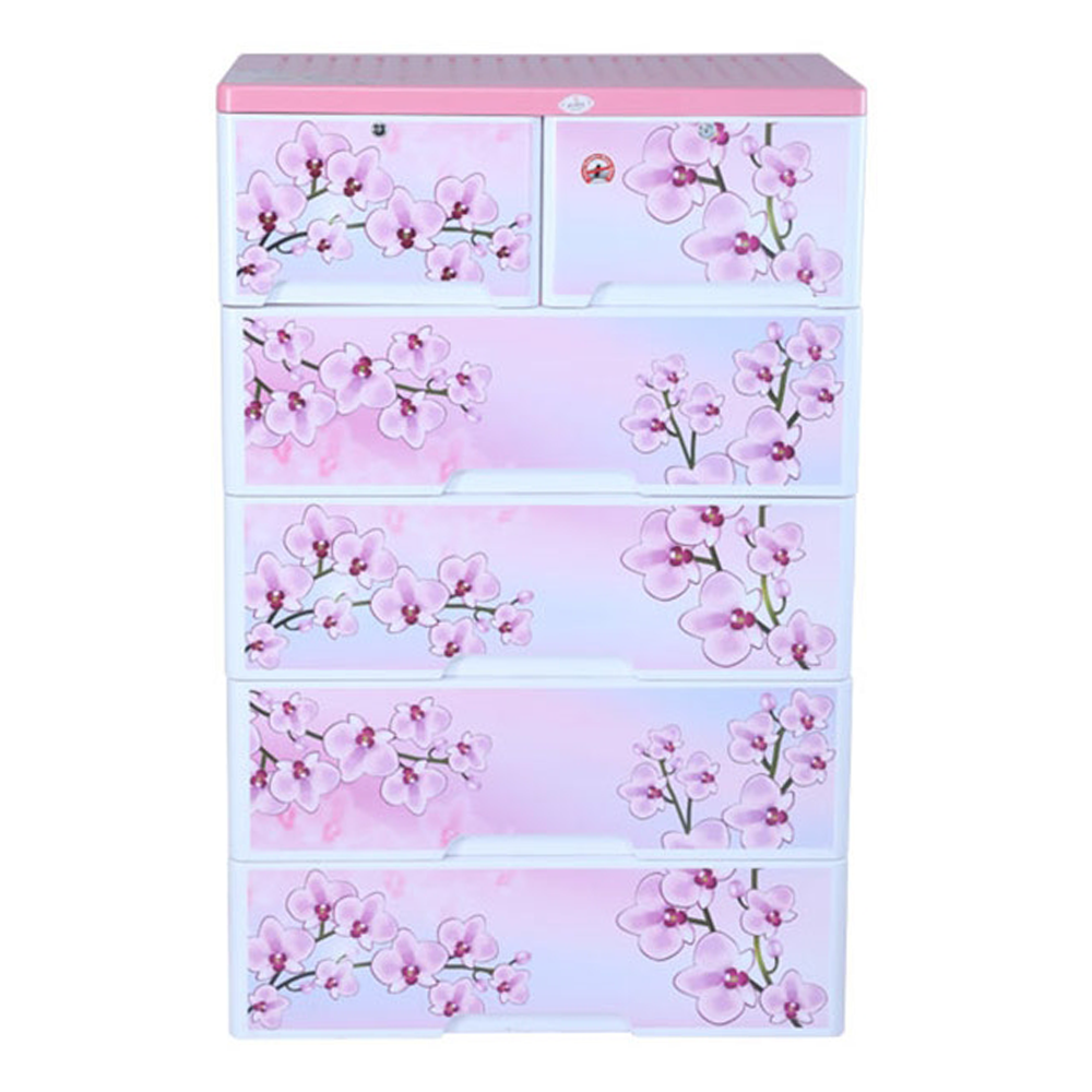 RFL Double Wardrobe - 5 Drawer - Lily