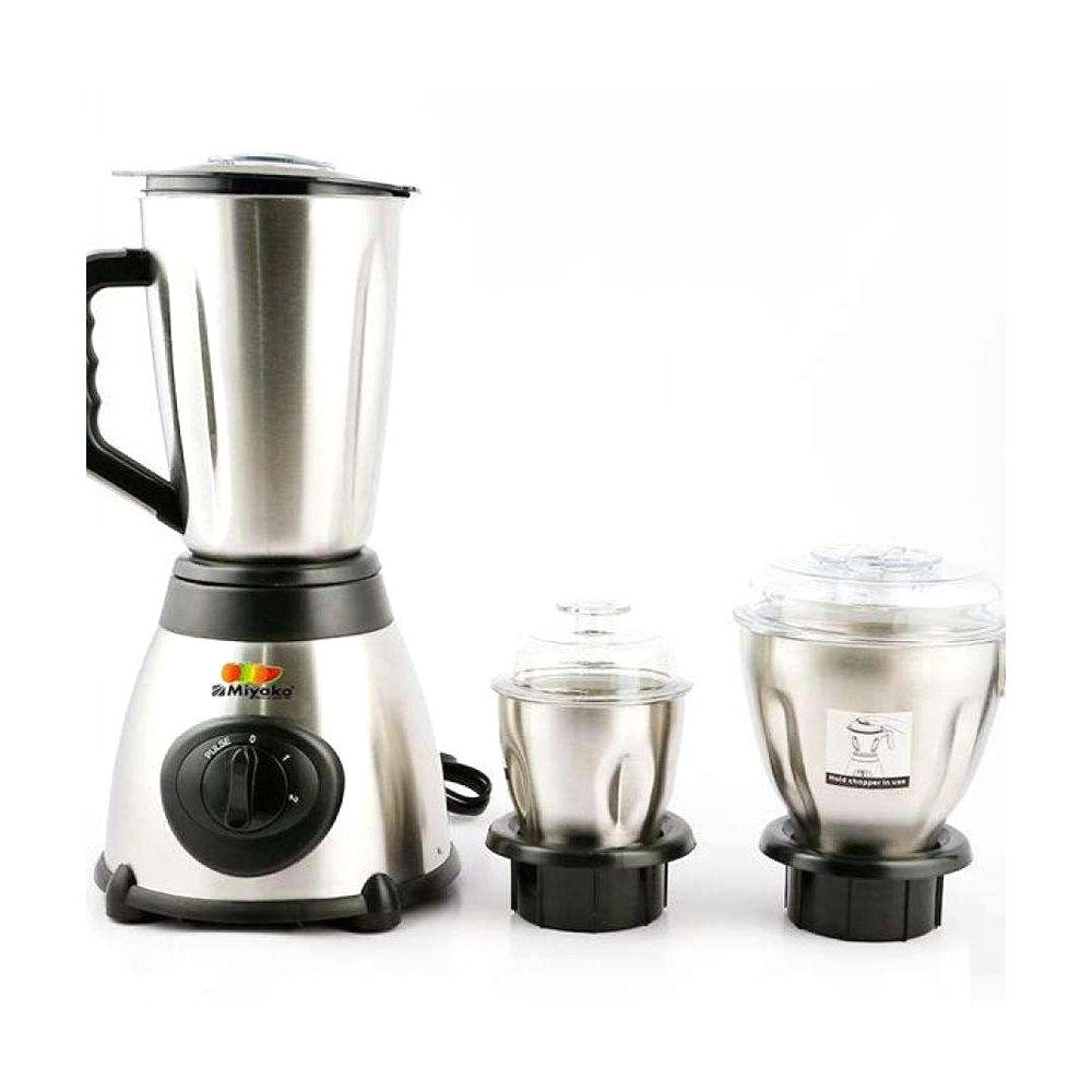 Miyako Stainless Steel blender - 600W - Silver