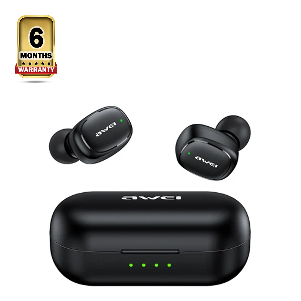 Awei T13 Touch Control Wireless Sports Earbuds - Black