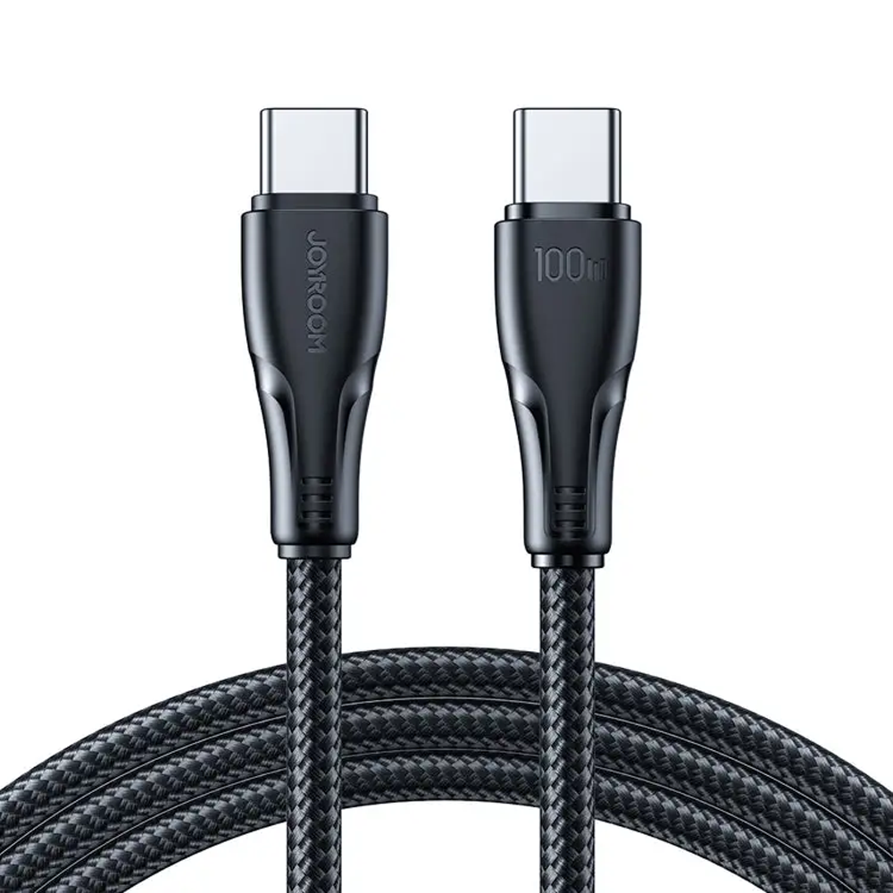 Joyroom S-CC100A11 Type-C to Type-C Surpass Series PD QC3.0 Fast Charging Data Cable - Black