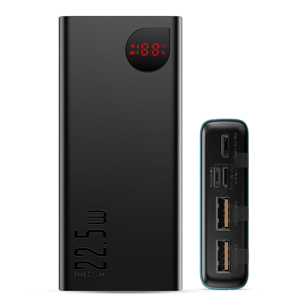 Baseus Power Bank - 20000MAh - Black