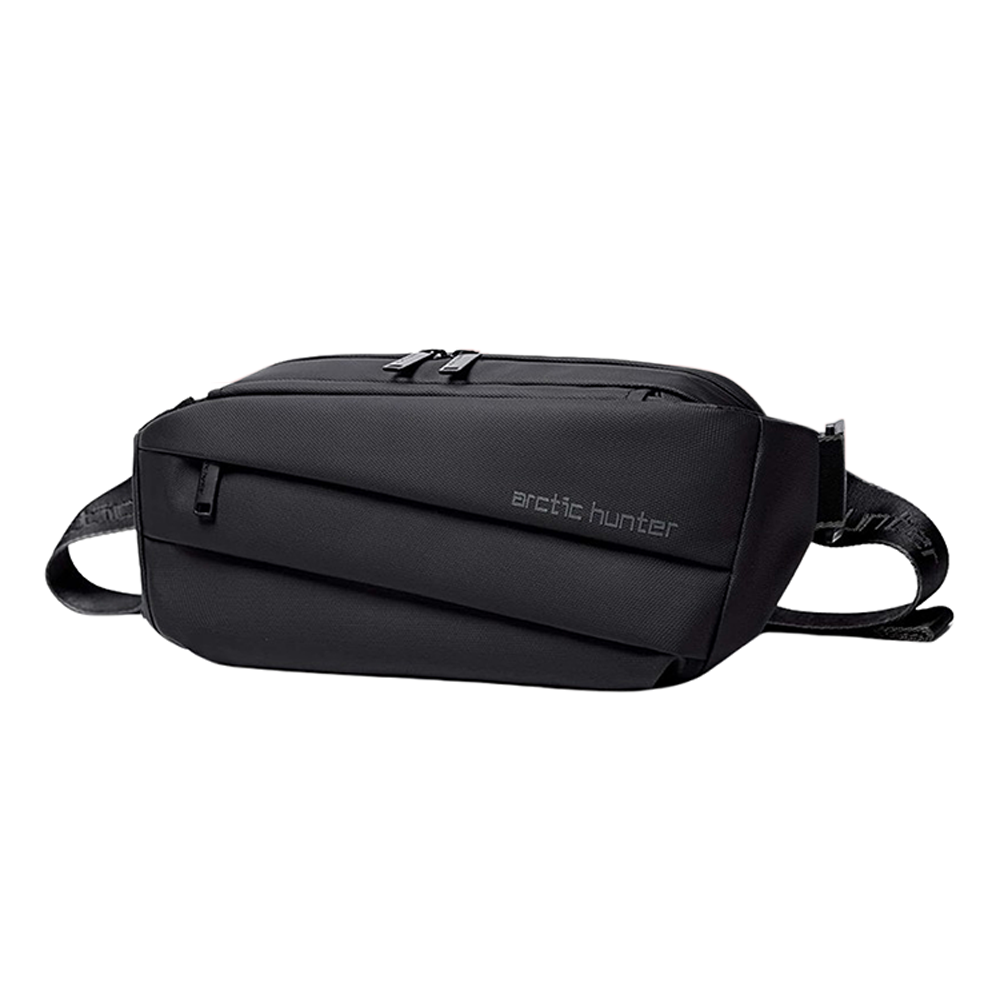 Arctic Hunter Crossbody Waist Belt Bag - Black - F28