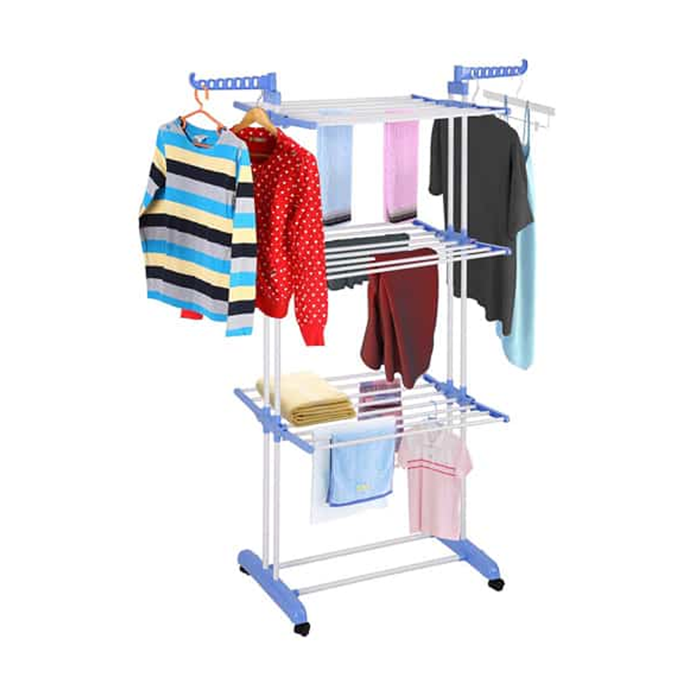 Foldable Clothes Drying Rack, White