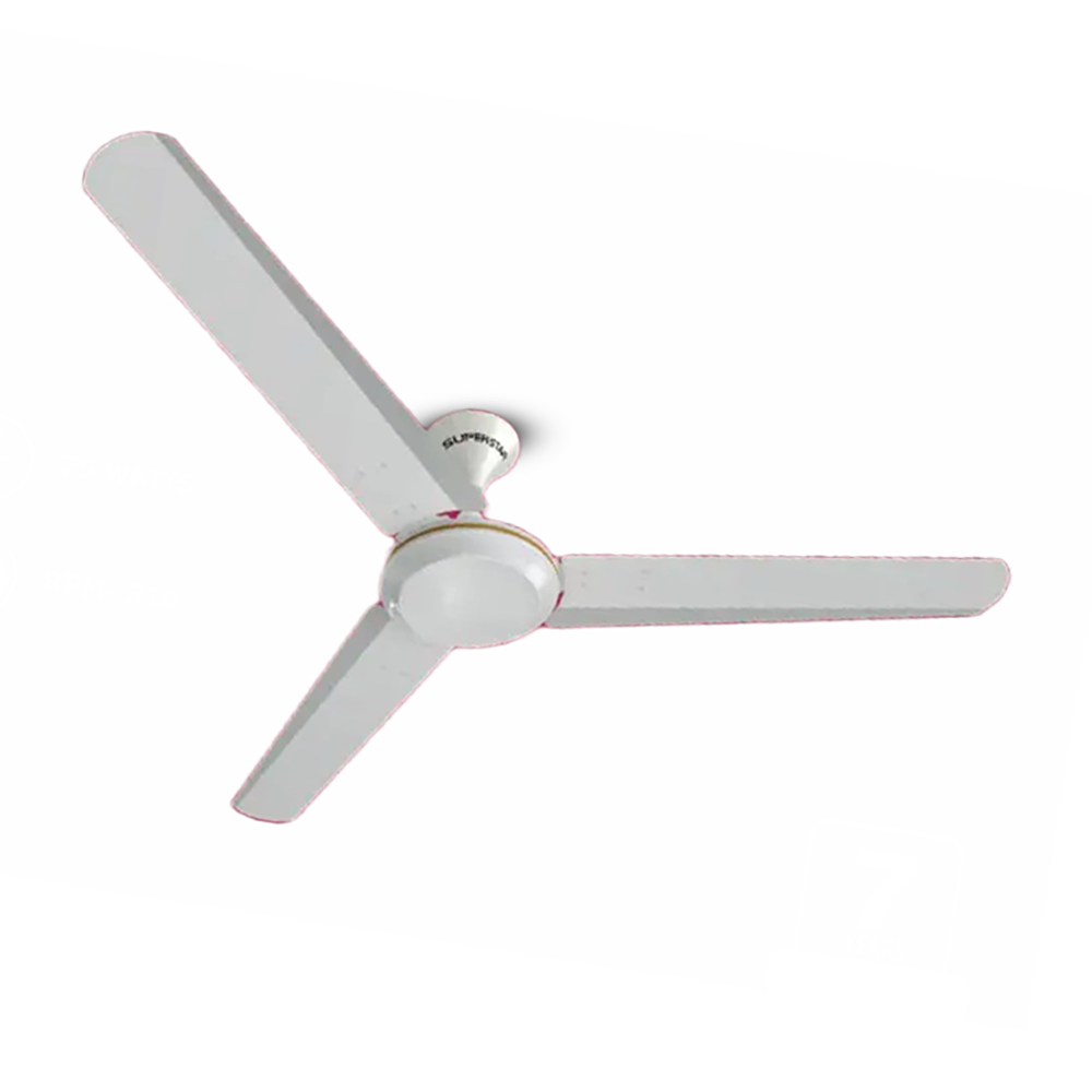 Super Star Lucky Ceiling Fan - 56 Inch - White 