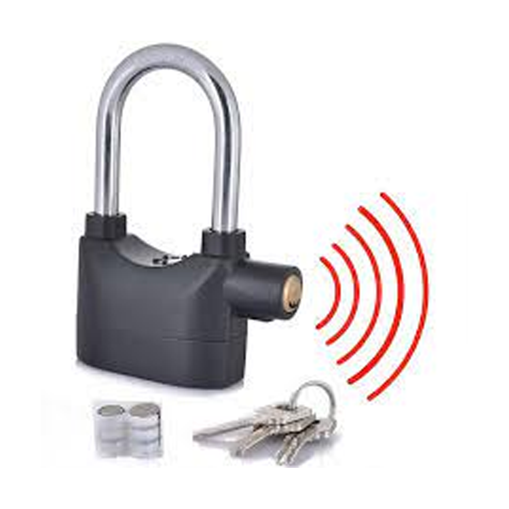 70mm Padlock With 4 Keys - Silver