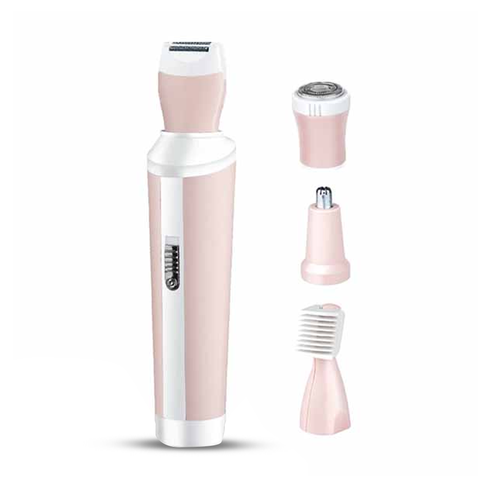 4 in 1 Rechargeable Hair Trimmer For Women - KM-3024