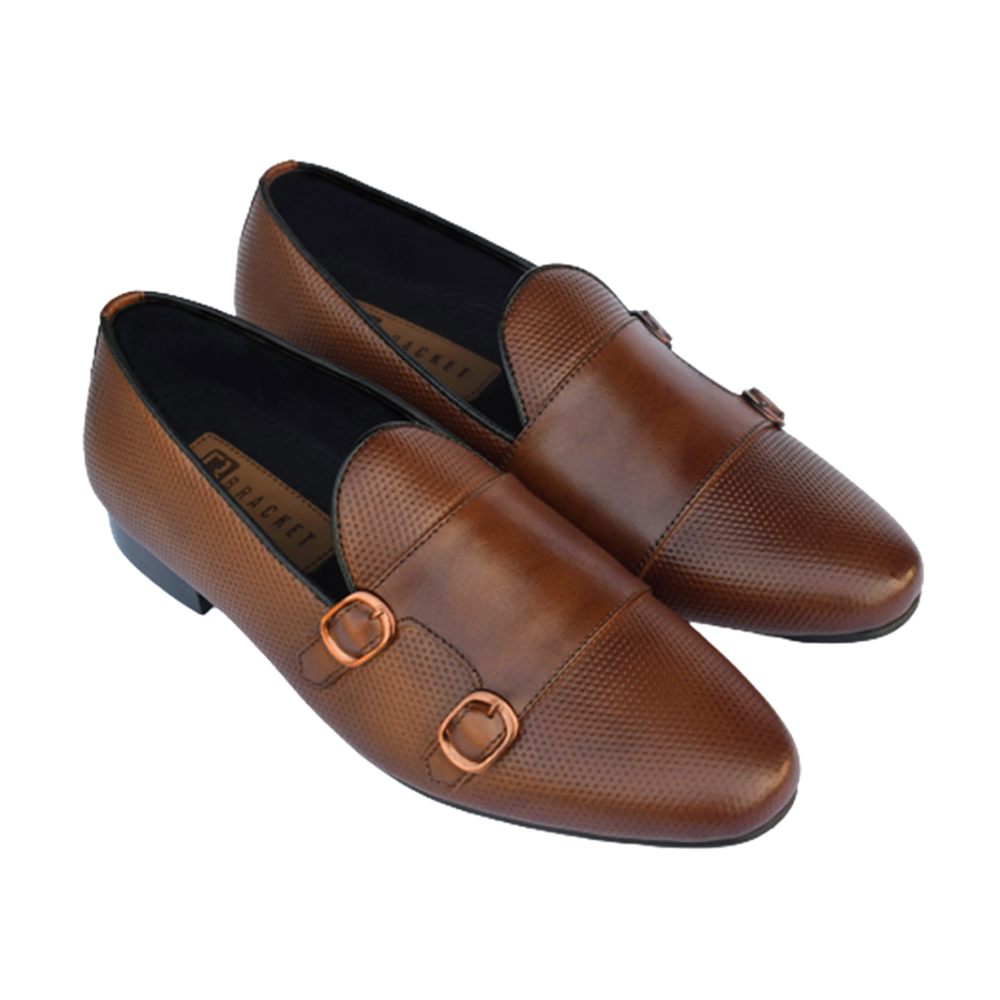 Bracket Tassel Loafer Leather Shoe for Men - TLS 02