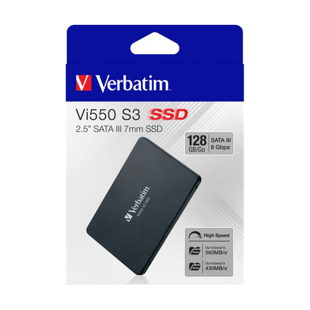 Verbatim Vi550 S3 2.5'' SATA III Internal SSD - 128GB - 49350