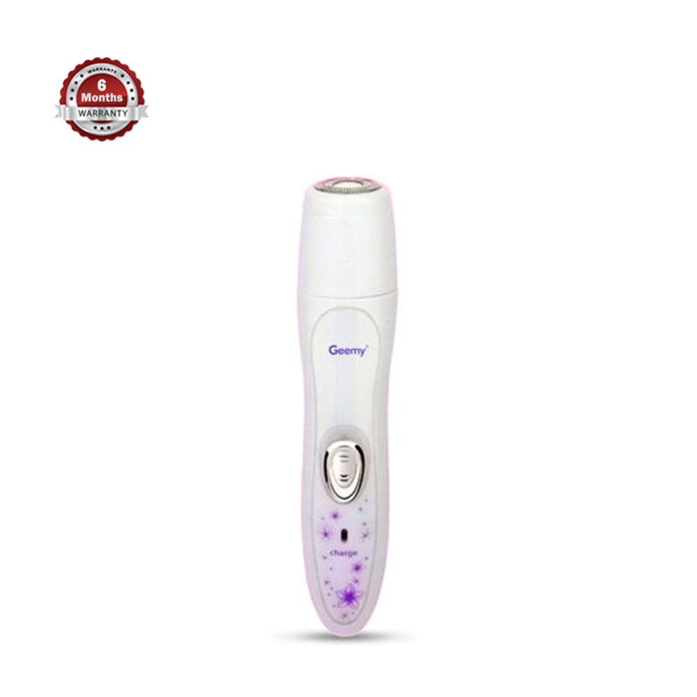 Geemy GM-3078 4-In-1 Lady Shaver And Trimmer Kit - White